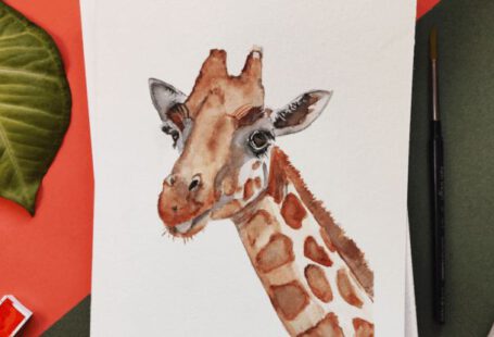 Art - Painting of Giraffe