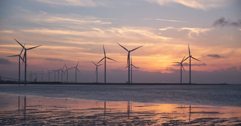 Sustainable Energy - Wind Turbine Landscape Photography