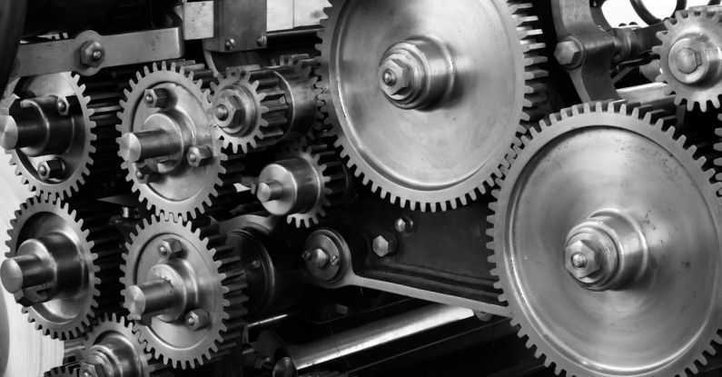 Machines - Gray Scale Photo of Gears