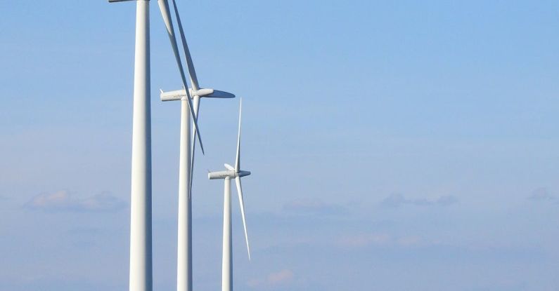 Wind Energy - Photography of Three White Windmills